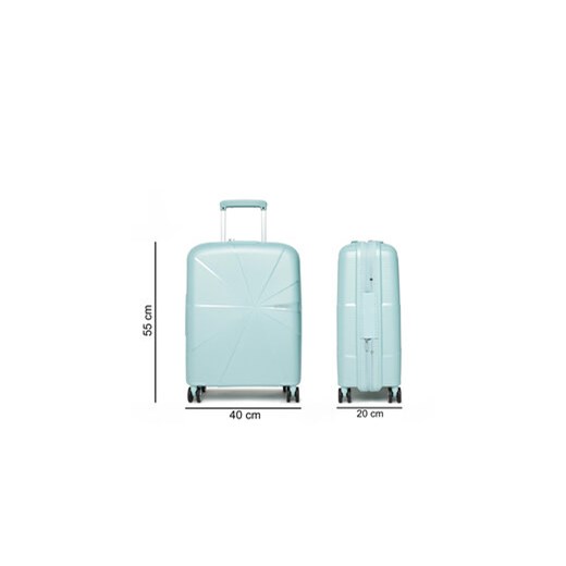 American Tourister Walizka kabinowa MD5-21002 A367 Zielony American Tourister one size MODIVO