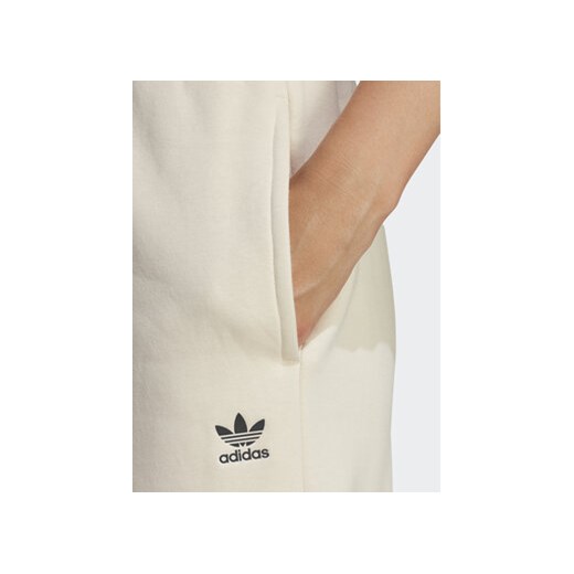 adidas Spodnie dresowe Essentials Fleece IA6436 Écru Regular Fit XL MODIVO