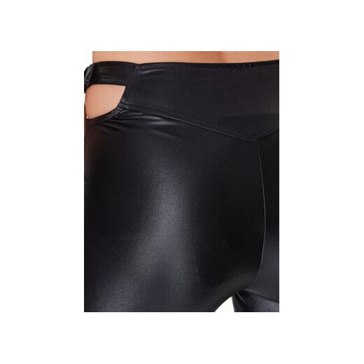 Versace Jeans Couture Legginsy 74HAC1A1 Czarny Slim Fit 38 MODIVO