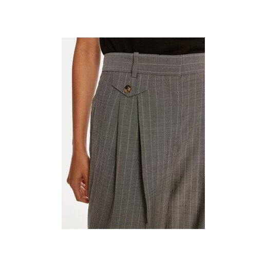 Boss Spodnie materiałowe Tetiama 50525850 Szary Relaxed Fit 46 MODIVO