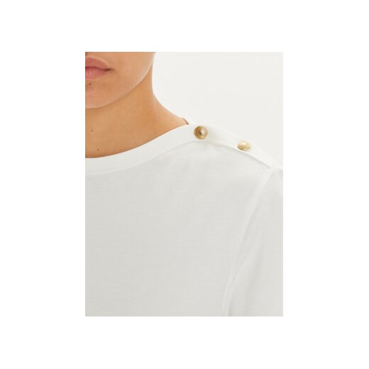 Tommy Hilfiger Bluzka WW0WW42907 Biały Regular Fit Tommy Hilfiger L MODIVO