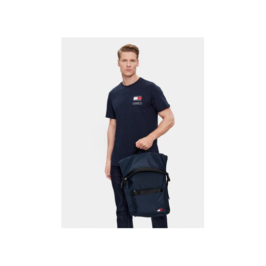 Tommy Jeans Plecak Tjm Daily Rolltop AM0AM11965 Granatowy Tommy Jeans uniwersalny MODIVO