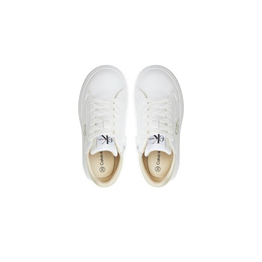 Calvin Klein Jeans Sneakersy Low Cut Lace-Up Sneaker V3X9-81058-1464 M Biały 31 MODIVO