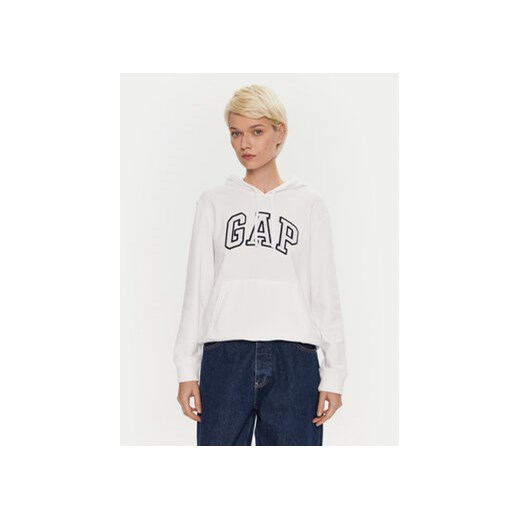 Gap Bluza 870537-01 Biały Regular Fit Gap S MODIVO