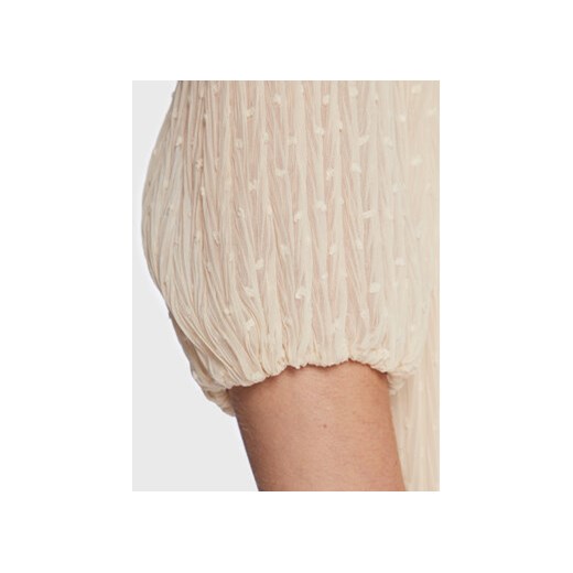 DKNY Sukienka codzienna DD2G3770 Écru Relaxed Fit 38 MODIVO