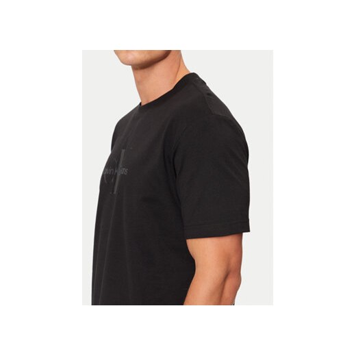 Calvin Klein Jeans T-Shirt Shiny Monologo J30J327109 Czarny Regular Fit M MODIVO