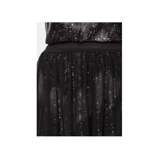 Liu Jo Spódnica tiulowa TA4019 J4623 Czarny Regular Fit Liu Jo XS MODIVO