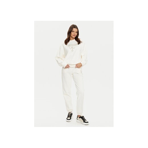 Guess Bluza V5RQ12 KC3D2 Écru Regular Fit Guess XS MODIVO