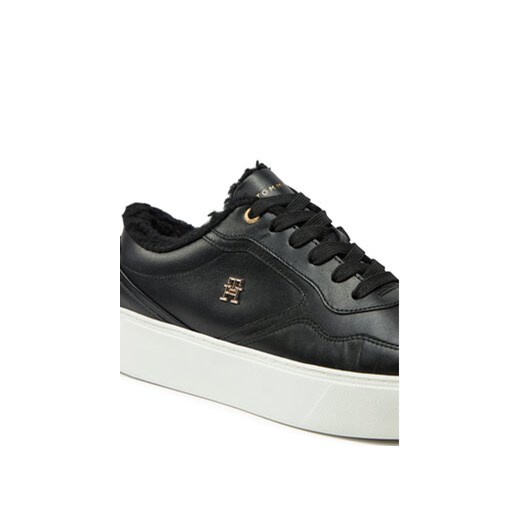 Tommy Hilfiger Sneakersy Essential Platform Sneaker Fur FW0FW08349 Czarny Tommy Hilfiger 39 MODIVO
