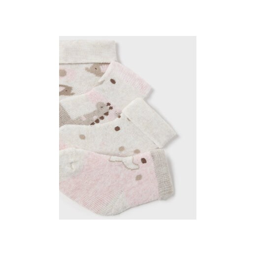 Mayoral Zestaw 4 par wysokich skarpet dziecięcych 9759 Różowy Mayoral 18M MODIVO