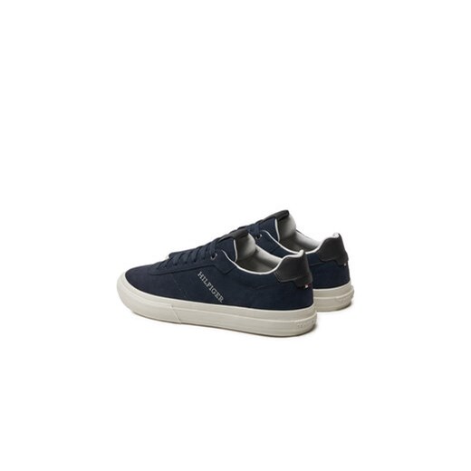 Tommy Hilfiger Sneakersy Th Hi Vulc Low Street Suede FM0FM05112 Granatowy Tommy Hilfiger 41 MODIVO