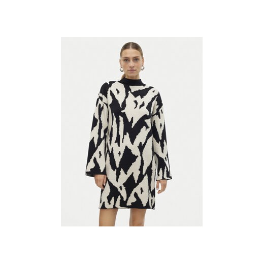 Vero Moda Sukienka dzianinowa Gold New Art 10311362 Czarny Regular Fit Vero Moda M MODIVO