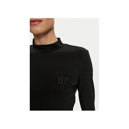 Vans Bluzka Mini Mock Neck Ls VN0007EZ Czarny Slim Fit Vans S MODIVO