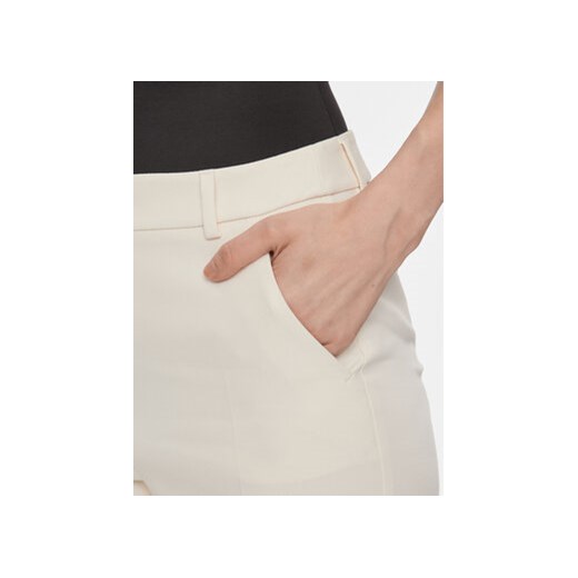 Weekend Max Mara Spodnie materiałowe Rana 2415131021 Écru Slim Fit 50 MODIVO