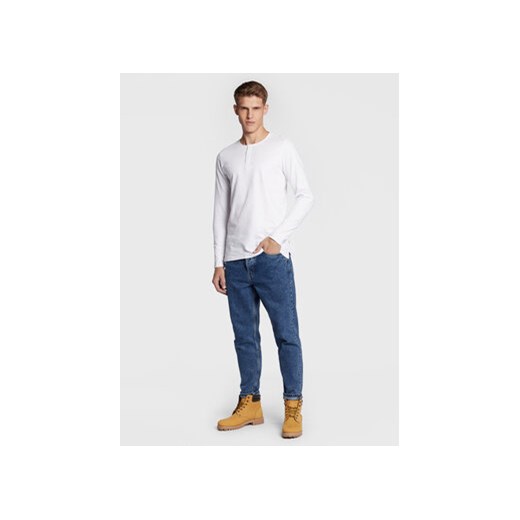 Solid Longsleeve 21106135 Biały Regular Fit Solid XL MODIVO