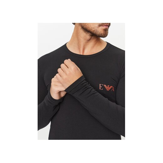 Emporio Armani Underwear Longsleeve 111023 3F715 00020 Czarny Regular Fit L MODIVO