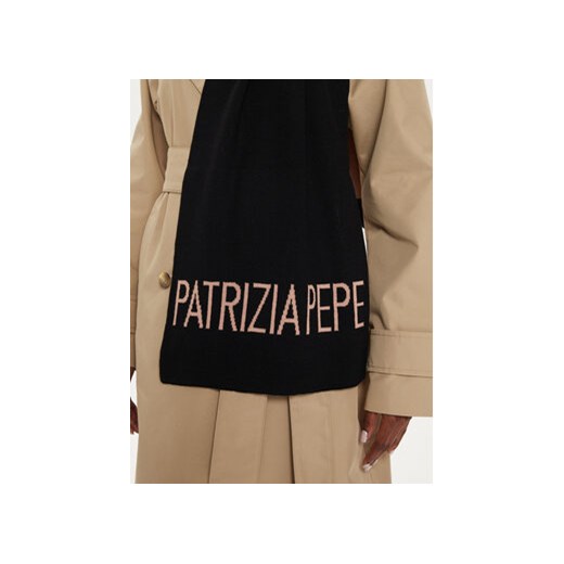 Patrizia Pepe Szalik 8F9239/A6B2-X1HM Czarny Patrizia Pepe uniwersalny MODIVO