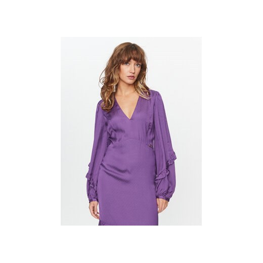 TWINSET Sukienka wieczorowa 232TT2171 Fioletowy Regular Fit Twinset 38 MODIVO