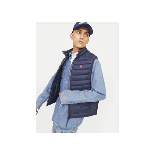 Jack&Jones Kamizelka Sprint 12258457 Granatowy Regular Fit ze sklepu MODIVO w kategorii Kamizelki męskie - zdjęcie 176952892