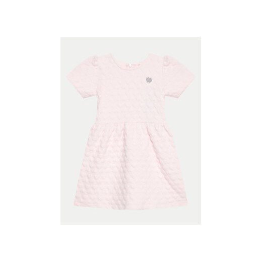 Guess Sukienka elegancka K4YK08 KCBX0 Różowy Regular Fit Guess 5Y MODIVO