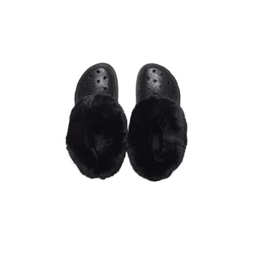 Crocs Kapcie Crocs Furever Crush Crystal Glitter 208974 Czarny Crocs 42_43 MODIVO