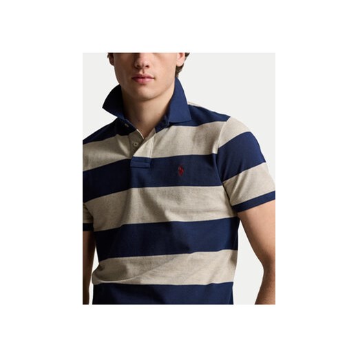 Polo Ralph Lauren Polo 710941434001 Granatowy Custom Slim Fit Polo Ralph Lauren XXL MODIVO