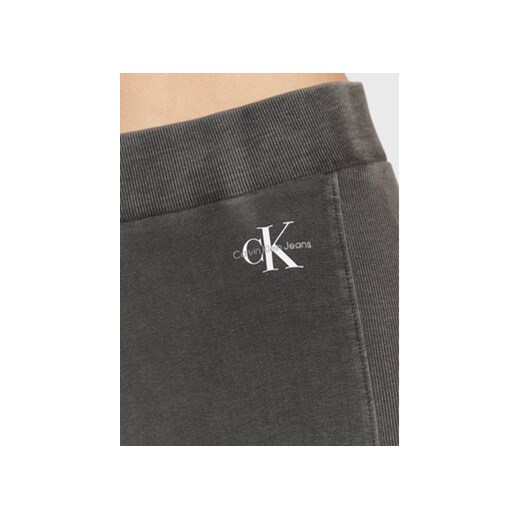 Calvin Klein Jeans Legginsy J20J220542 Szary Slim Fit S MODIVO