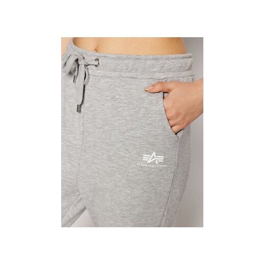 Alpha Industries Spodnie dresowe Basic 116051 Szary Regular Fit Alpha Industries S MODIVO