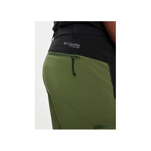 Columbia Szorty materiałowe Triple Canyon™ Short II 2071973 Zielony Active Fit Columbia 30 MODIVO