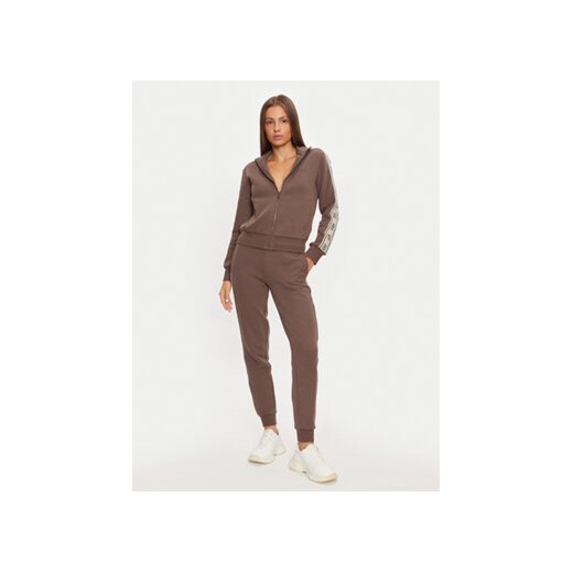 Guess Spodnie dresowe Britney V2YB15 KB3P2 Brązowy Regular Fit Guess S MODIVO
