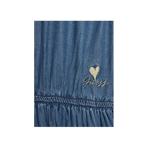 Guess Sukienka jeansowa J4GK02 D5C70 Granatowy Regular Fit Guess 10Y MODIVO