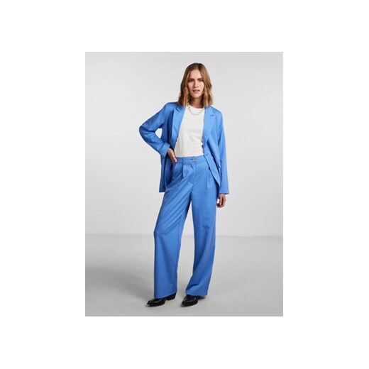 Pieces Spodnie materiałowe Thelma 17137934 Niebieski Relaxed Fit Pieces L MODIVO