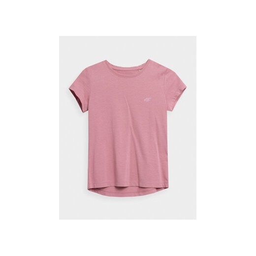 4F T-Shirt 4FJSS23TTSHF279 Różowy Regular Fit 158 MODIVO