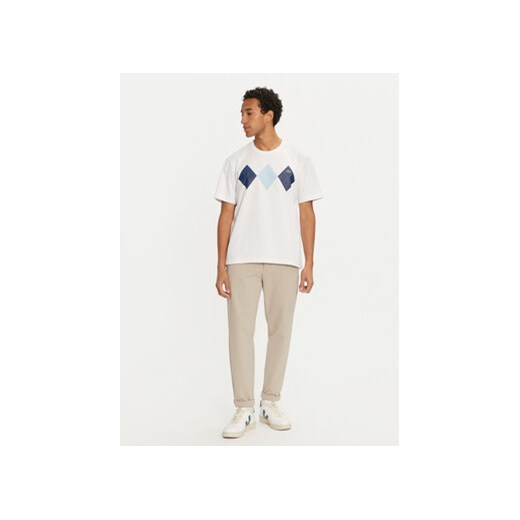 Lacoste T-Shirt TH2810 Biały Regular Fit Lacoste 38 MODIVO