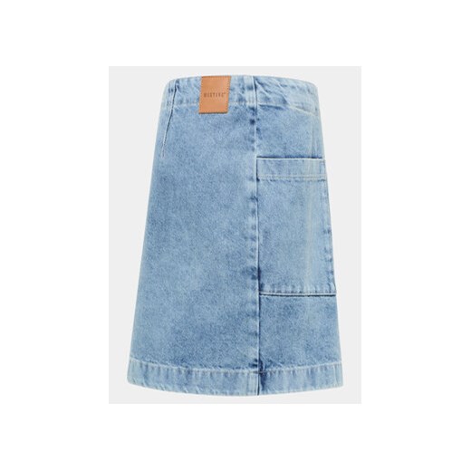 Mustang Spódnica jeansowa Lucile 1014803 Niebieski Regular Fit Mustang 27 MODIVO