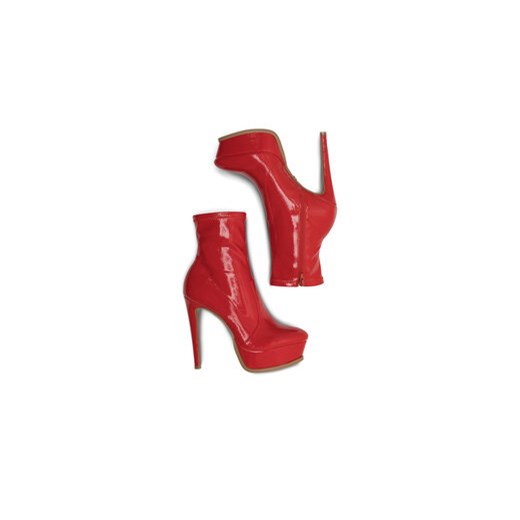 Nine West Botki SIDRA SJ1450-1 Czerwony Nine West 36 MODIVO
