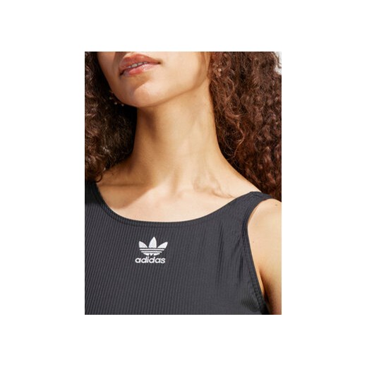 adidas Strój kąpielowy Adicolor Rib Swimsuit HS5395 Czarny 36 MODIVO