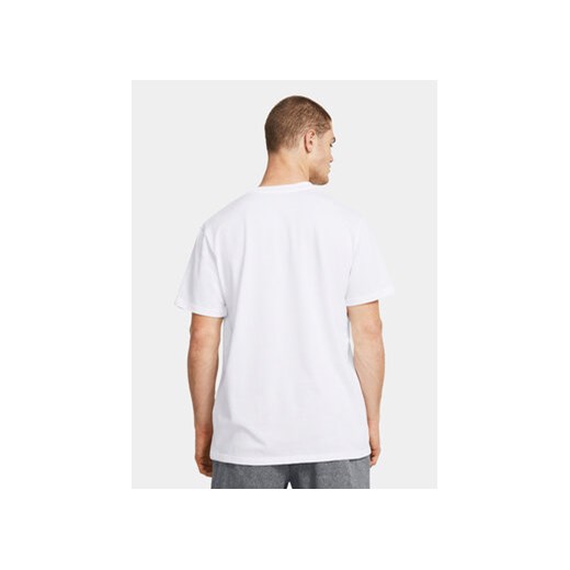 Under Armour T-Shirt Ua Hw Armour Label Ss 1382831-100 Biały Loose Fit Under Armour L MODIVO