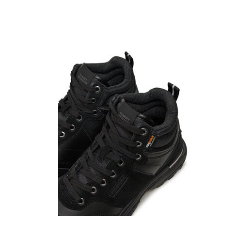 Tommy Hilfiger Sneakersy M Runner Cordura Hi Lth Mix FM0FM05222 Czarny Tommy Hilfiger 40 MODIVO