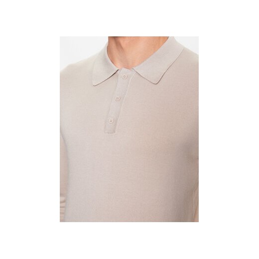 Only & Sons Polo 22021184 Beżowy Regular Fit Only & Sons M MODIVO