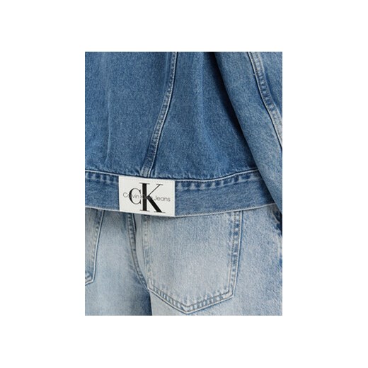 Calvin Klein Jeans Kurtka jeansowa J20J222787 Niebieski Boxy Fit L MODIVO