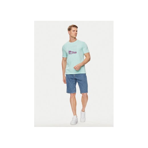 United Colors Of Benetton T-Shirt 3F98U1092 Zielony Regular Fit United Colors Of Benetton XL MODIVO