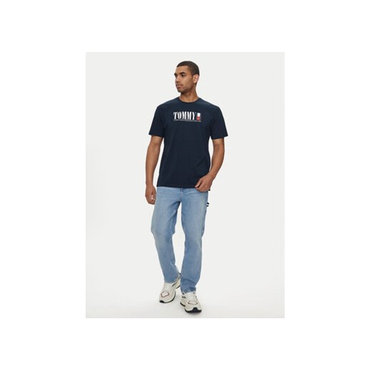 Tommy Jeans T-Shirt DNA Flag DM0DM18533 Granatowy Regular Fit Tommy Jeans M MODIVO