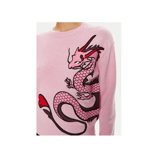 Pinko Sweter Calancola 102875 A1LM Różowy Regular Fit Pinko XS MODIVO