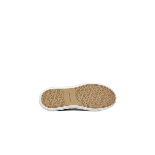 Calvin Klein Sneakersy Low Top Lace Up Lth Mono HM0HM01498 Biały Calvin Klein 44 MODIVO