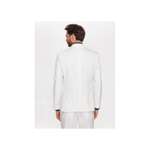 KARL LAGERFELD Garnitur 105200 532039 Biały Regular Fit Karl Lagerfeld 50 MODIVO