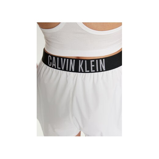 Calvin Klein Swimwear Szorty sportowe KW0KW02482 Biały Regular Fit S MODIVO