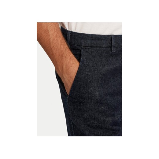 United Colors Of Benetton Chinosy 4AC9UF02Y Niebieski Slim Fit United Colors Of Benetton 38 MODIVO