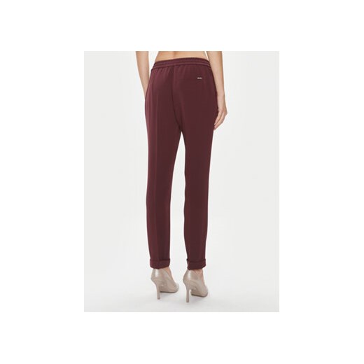 Boss Spodnie materiałowe Tariyanah 50490039 Bordowy Regular Fit 38 MODIVO