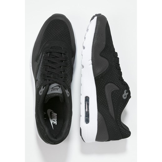 Nike Sportswear AIR MAX 1 ULTRA MOIRE Tenisówki i Trampki black/dark grey/white zalando czarny bez wzorów/nadruków